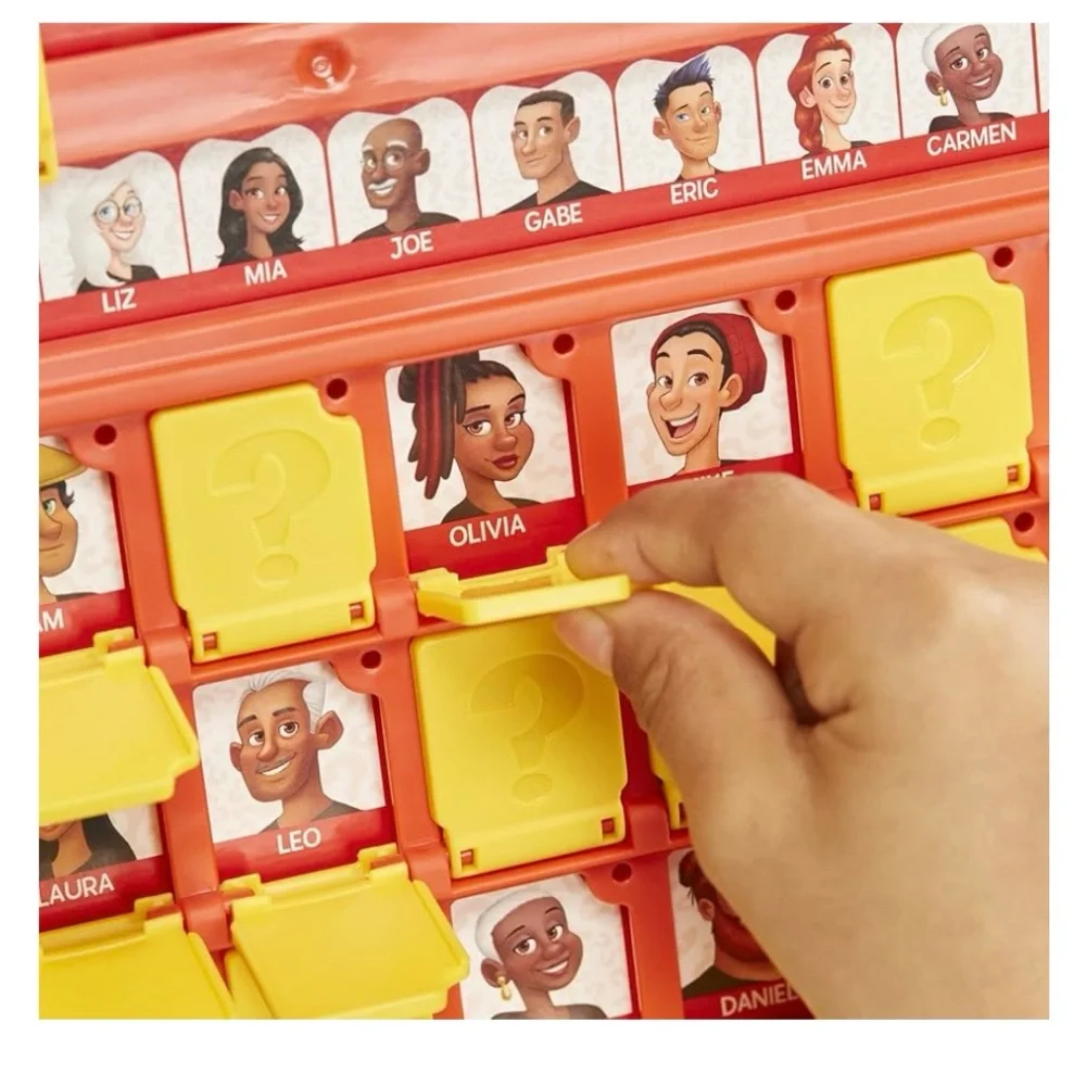 🆕Guess Who? The Original Guessing Game. Easy to Load Frame 2 Sets of Characters